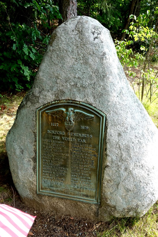 World War I Memorial - Boxford, Massachusetts - DSC06220
