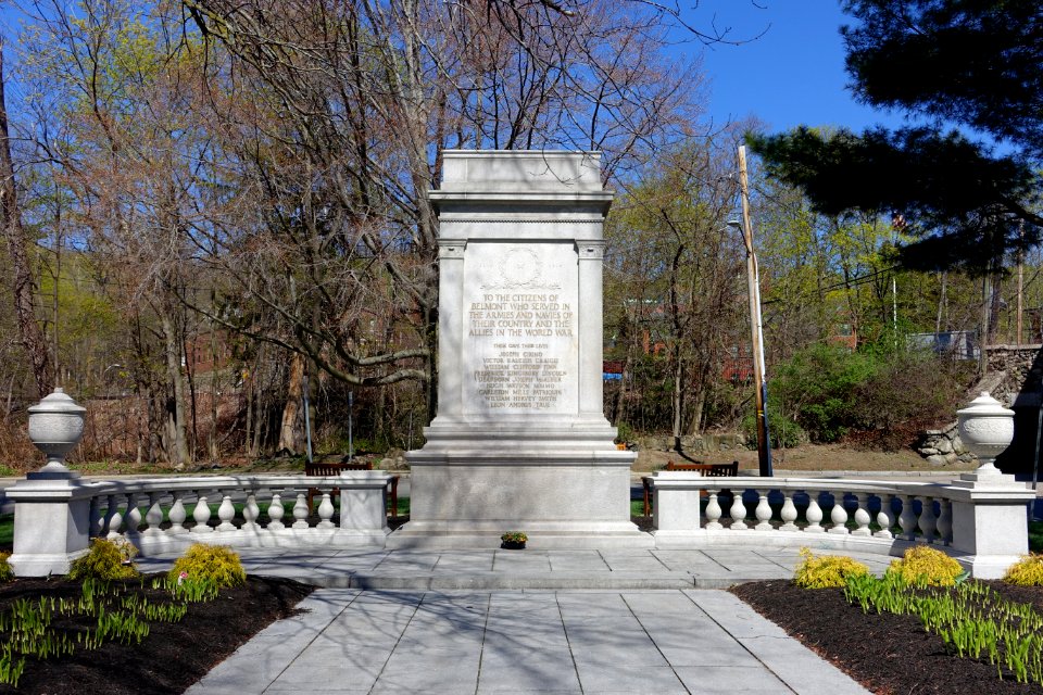 World War I Memorial - Belmont, MA - DSC09126