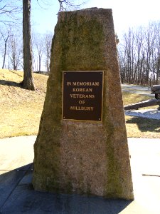 World War II, Korea, Vietnam Memorial - Millbury, MA - DSC04613