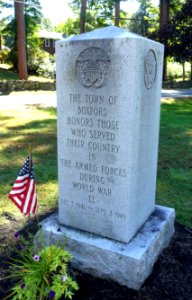 World War II Memorial, 1 of 4 - Boxford, Massachusetts - DSC06143