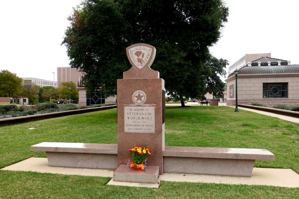 World War I Memorial - Texas State Capitol grounds - Austin, Texas - DSC08245