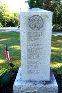 World War II Memorial, 2 of 4 - Boxford, Massachusetts - DSC06144