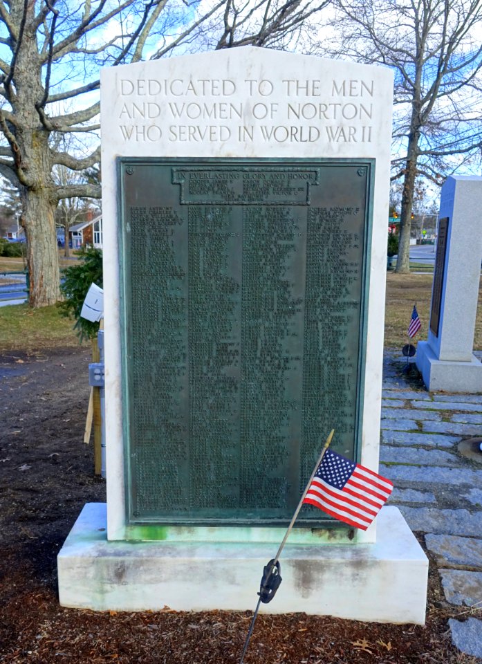World War II Memorial - Norton, Massachusetts - DSC03617