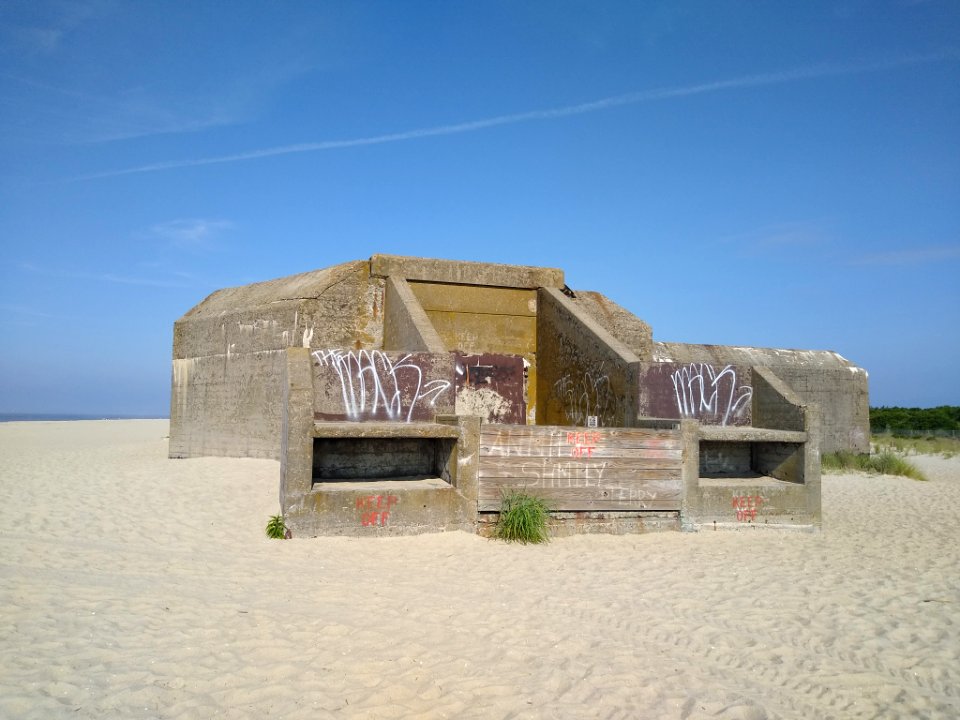 World War II bunker, Cape May Point State Park B