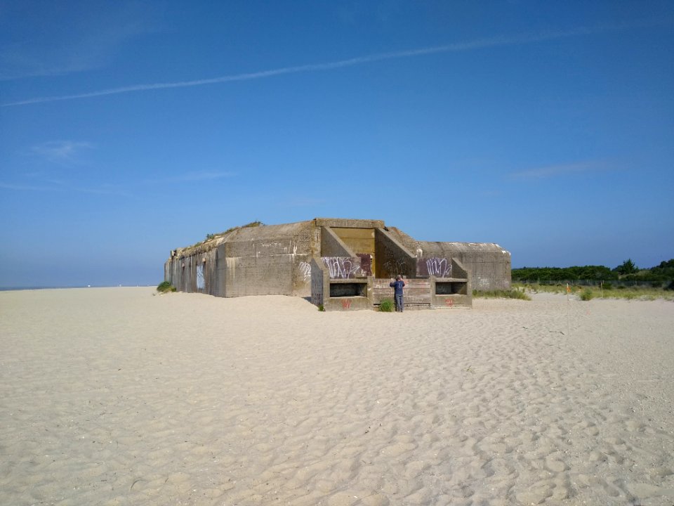 World War II bunker, Cape May Point State Park A