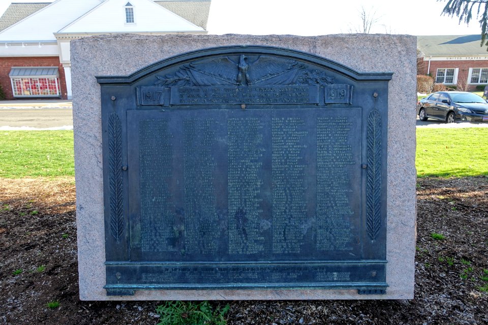 World War I Memorial - Windsor, Connecticut - DSC04748