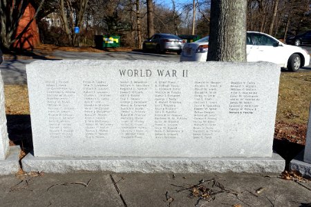 World War II Memorial, 2 of 2 - Stow, Massachusetts - DSC08724