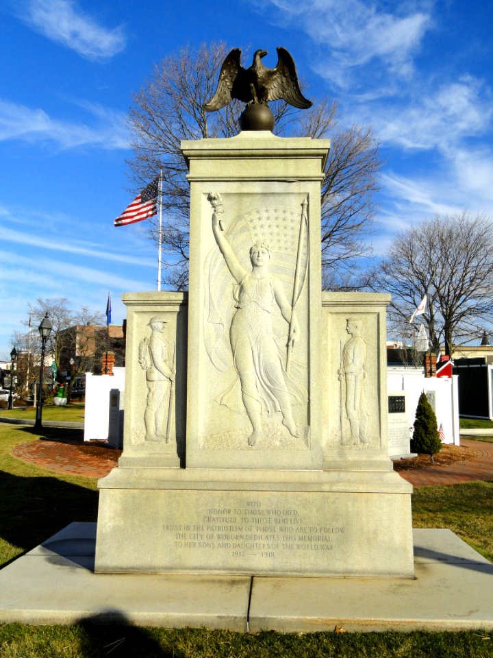 World War I Memorial - Woburn, MA - DSC02782