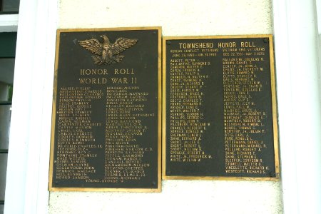 World War II, Korean War, and Vietnam War memorials - Townshend, Vermont - DSC08412