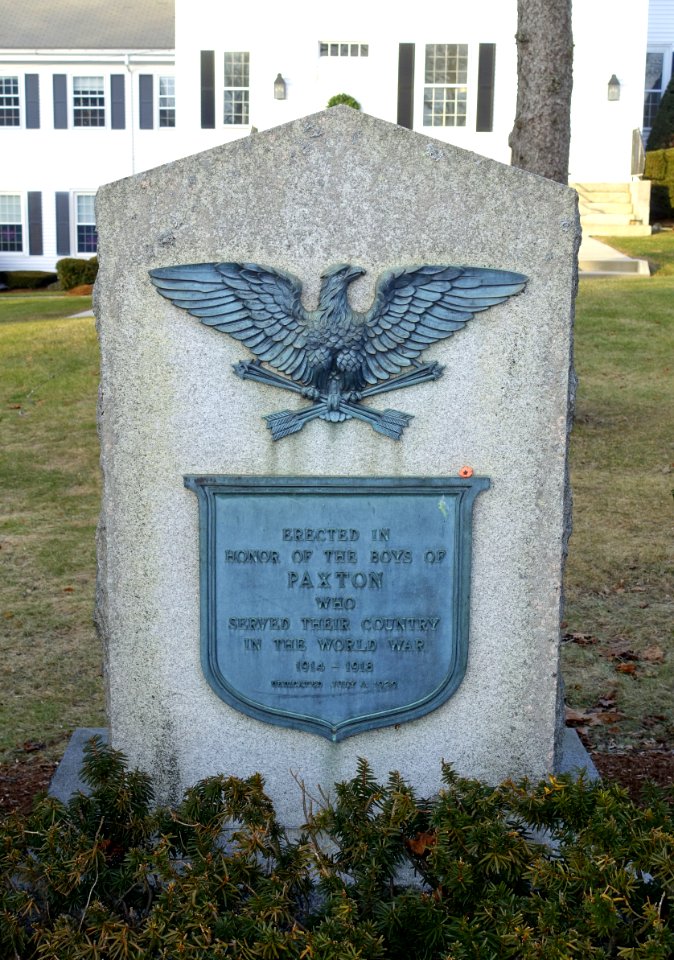 World War I Memorial - Paxton, Massachusetts - DSC08352