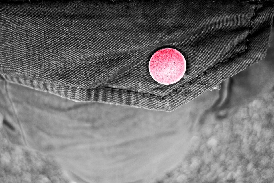 Button fashion detail clothing