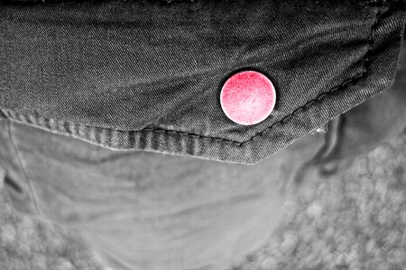 Button fashion detail clothing photo