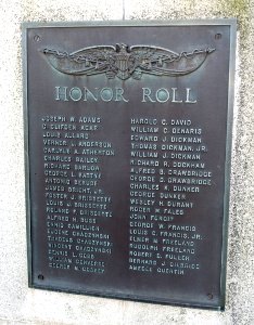 World War I Memorial - Holden, Massachusetts - DSC08387