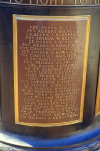 World War II Memorial, plaque 4 of 6 - Chelsea, Massachusetts - DSC09288