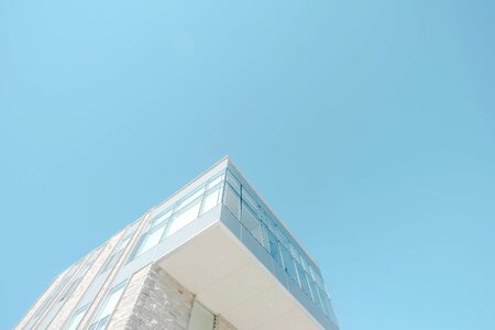 Blue sky house