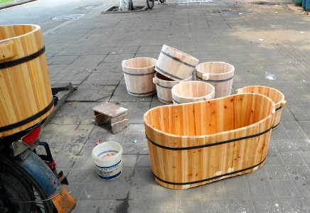 Wooden bathtubs for children and infants - 04 photo