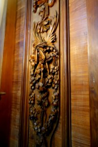 Wood carving by Samuel Watson (1662-1715) - Chapel, Chatsworth House - Derbyshire, DSC03097