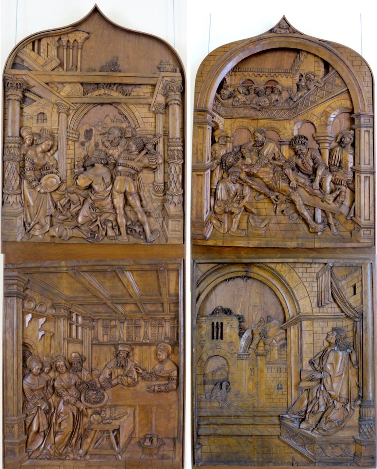 Wood relief by Master HSR (Hans von Kolmar), c. 1520, Hermitage