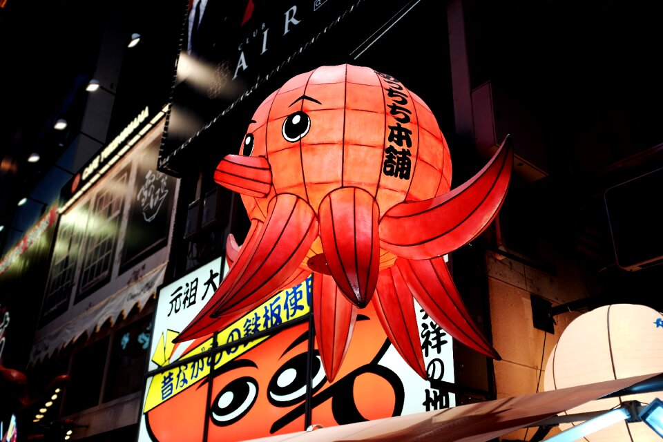 Building lights octopus