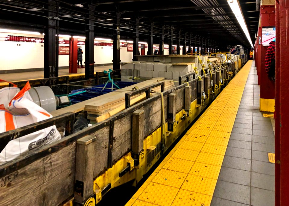 Work Train at 34 Penn Station from other direction A C E 