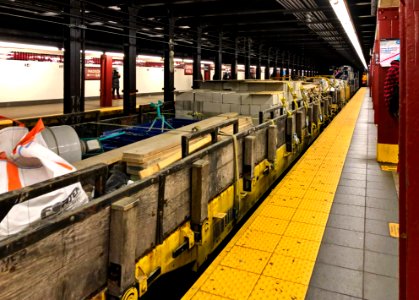 Work Train at 34 Penn Station from other direction A C E 