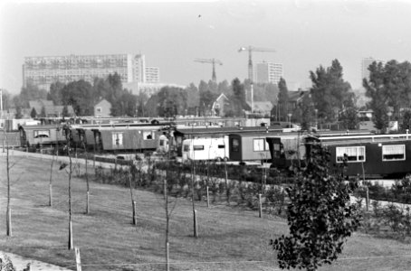 Woonwagenkamp Noord Akerweg , Osdorp opdracht Coordinatie Commissie Woonwagenwe, Bestanddeelnr 928-2116