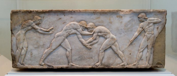 Wrestlers 3476 NAMAthens Greece