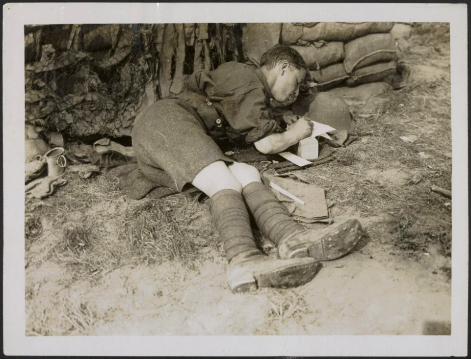 Writing home, Bestanddeelnr 158-2035