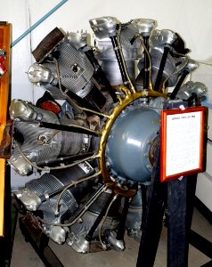 Wright 1820 Cyclone, view 1 - Oregon Air and Space Museum - Eugene, Oregon - DSC09690