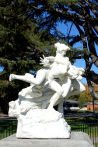 Wrestling Bacchantes by Aristide Petrilli - Sunken Gardens - Atascadero, CA - DSC05356