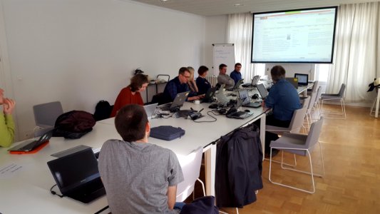 Writing weeks Brussels 2016 in Muntpunt, 9 April 2016 (2)