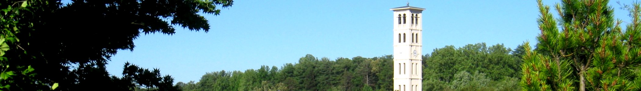 WV banner Upcountry South Carolina Furman University tower