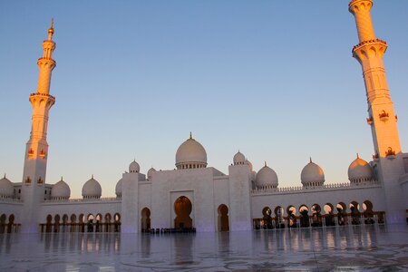 Muslim amazing sheikh zayed grand mosque photo
