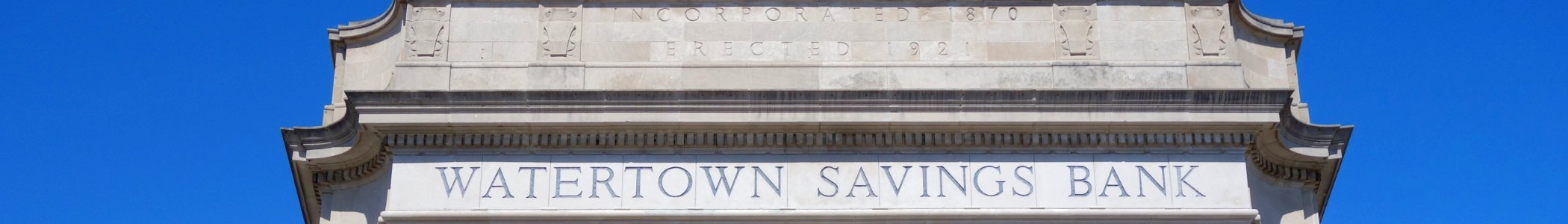 WV banner Watertown MA Savings bank