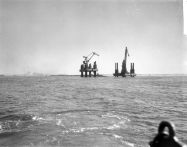 Wrakopruiming tussen pieren IJmuiden, de Kraaneilanden, Bestanddeelnr 917-5953