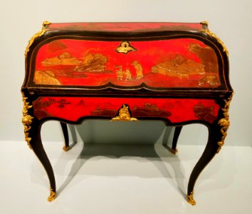 Writing table by Pierre Macret, Paris, France, c. 1750, European lacquer on beech, gilt bronze mounts - Museum of Fine Arts, Boston - 20180922 164130