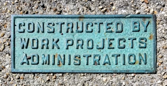 WPA sidewalk marker 6 - Arlington, MA - 20200620 092005