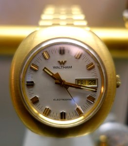 Wristwatch, Waltham Electrodyne - Karl Gebhardt Horological Collection - Gewerbemuseum - Nuremberg, Germany - DSC01898