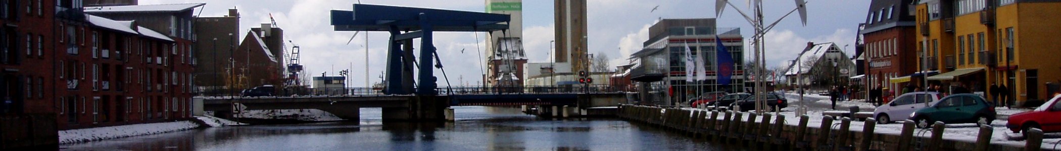 WV banner Husum Inner harbor