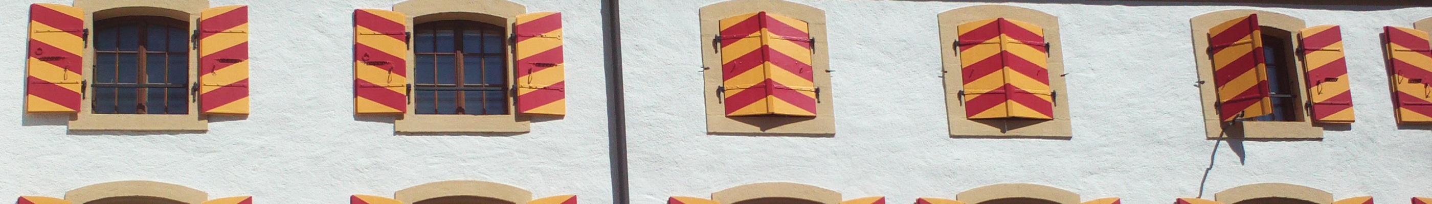 WV Neuchatel banner Windows towards castle courtyard