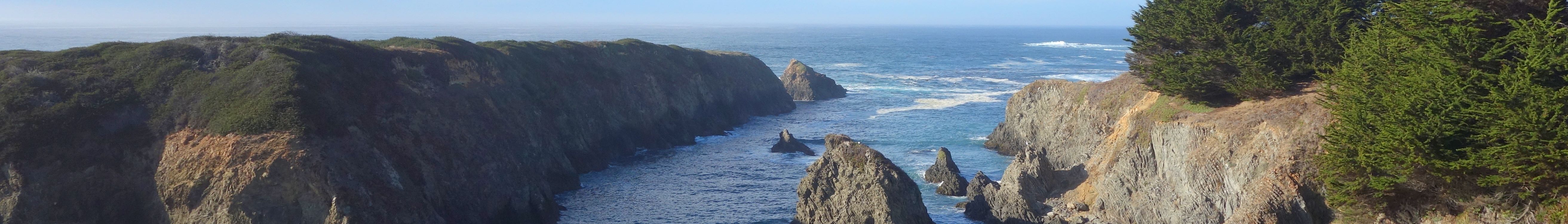 WV banner Mendocino Headlands state park view
