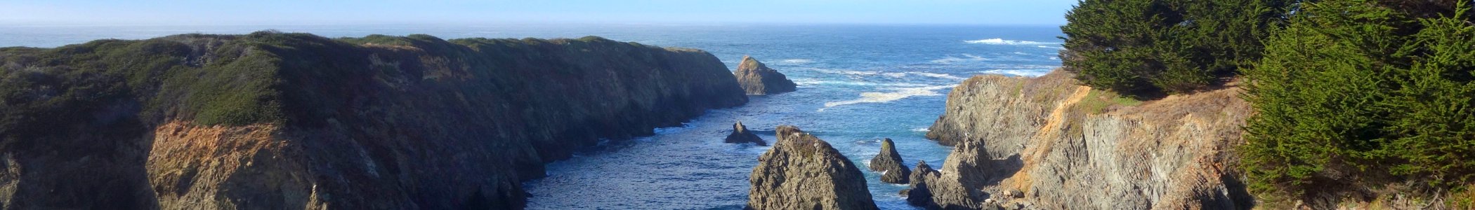 WV banner Mendocino Headlands state park view