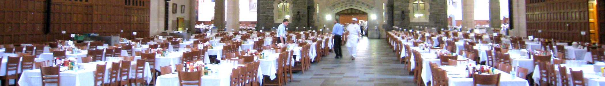 WV banner West Point Cadet Mess interior