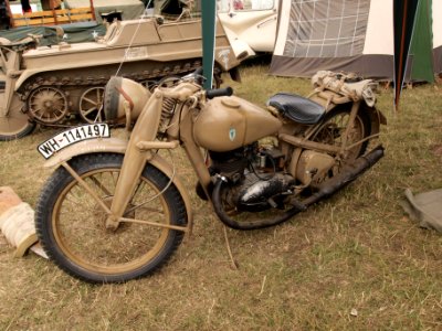 WW2 DKW wehrmacht motorcycle, WH-1141497 photo