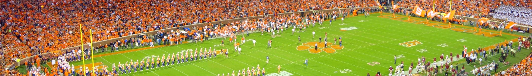 WV banner Clemson Memorial stadium