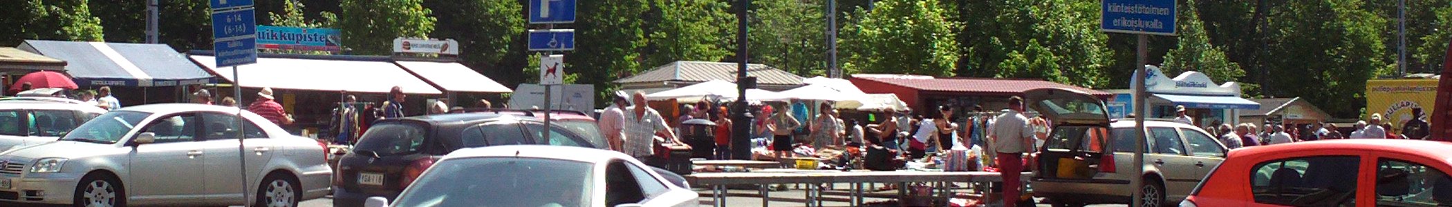 WV banner Finnish phrasebook Tampere Tammelantori