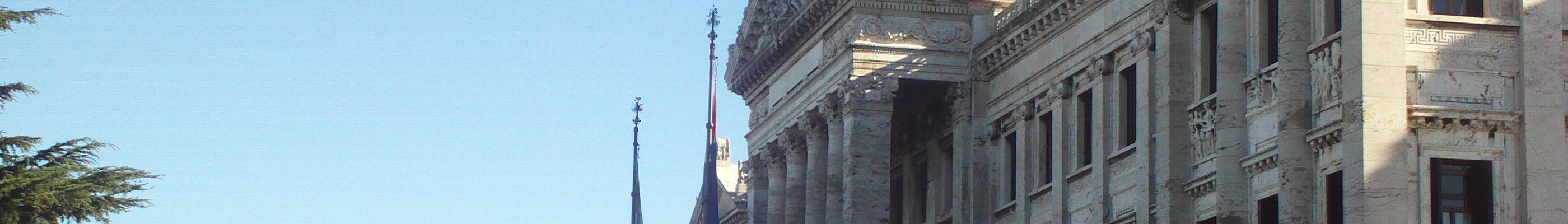 WV Montevideo banner Palacio Legislativo