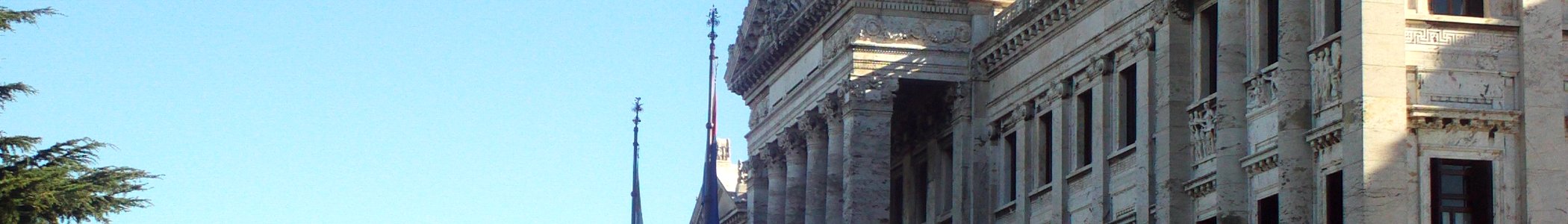 WV Montevideo banner Palacio Legislativo