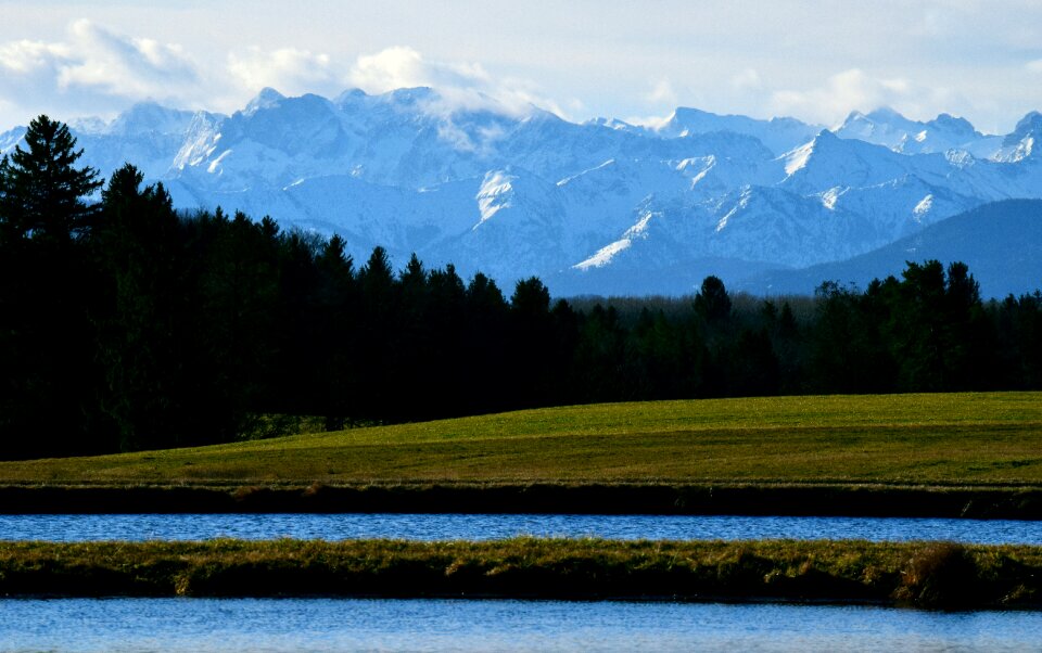 Panorama lake alpine