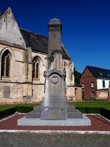 WWI memorial in Ailly-le-Haut-Clocher
